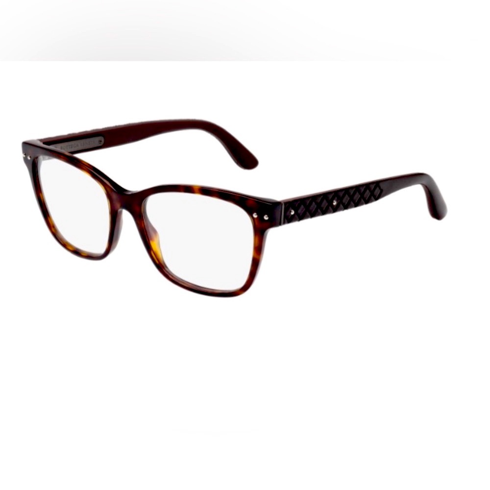 Bottega Veneta brown square glasses. BV0010O Authentic glasses Mint condition